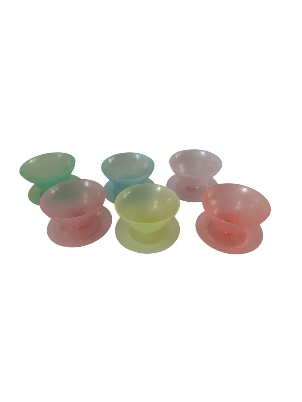 Vintage Tupperware Kitchen Lot Bowls, Parfait & Dessert Cups, Sandwich Container